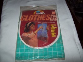 NOS Vintage Magla Hanging Clothes Pin Bag slides on clothes line 1986 New - £12.51 GBP