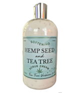 SKIN FAME Hemp Seed &amp; Tea Tree Softening Scrub Cream Tea Tree Verbena Scent - $20.78