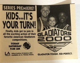 Gladiators 2000 G2 Tv Guide Vintage Print Ad  Tpa13 - $5.93