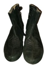 Icon Sacred Boot Women&#39;s Riding Boots Size 8 Black Leather Biker Ankle B... - $30.00