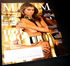 MAXIM Biglari Magazine June/July 2016 Stella Maxwell HOT100 Elon Musk Usain Bolt - £10.21 GBP