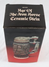 VINTAGE Avon Age of the Iron Horse Ceramic Stein - £23.73 GBP