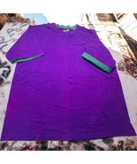 Vtg 90’s Y2K Signal Sports Purple Green Solid Contrast Cuffs T-shirt Men... - $531.77 MXN
