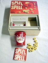 Spill and Spell 15 Cube Crossword Game Complete 1966 Parker Brothers - £7.85 GBP