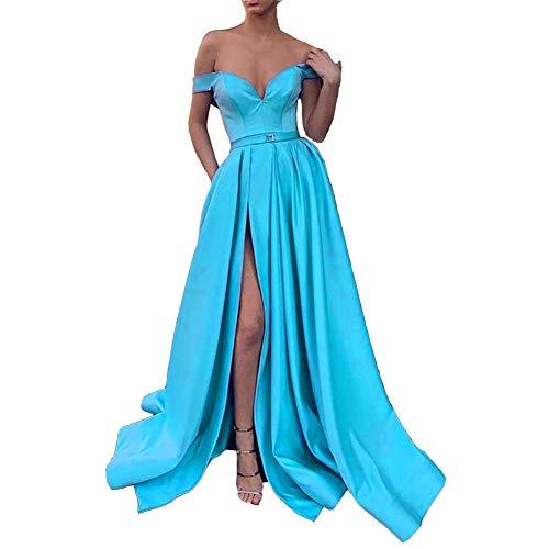 aqua blue dress plus size Floral Aqua Blue Satin Silk Women Plus Size Kaftan Beach Dress