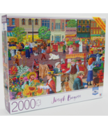 Milton Bradley Jigsaw Puzzle &amp; Poster - Street Vendor Morning - Sealed Box - $9.49