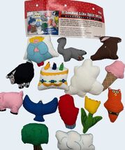 Lakeshore It Looked Like Spilt Milk Storytelling Kit Flannel Board 14 Pc... - $17.47