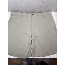 Wrangler Tan Flex Waistband Zip Pocket NW990FS Outdoor Cargo Shorts Mens... - €17,27 EUR