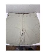 Wrangler Tan Flex Waistband Zip Pocket NW990FS Outdoor Cargo Shorts Mens... - $28.02 CAD