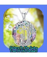 New Beautiful!Tree Of Life Sister/Best Friend On The Swing Pendant Necklace - $8.00