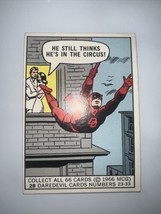 1966 Marvel Super Heroes Card #28 Daredevil - £12.33 GBP