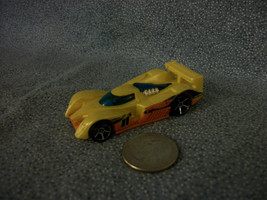 Hot Wheels 24 OURS Yellow / Orange Race Car 2010 Mattel Made In Malaysia - £1.17 GBP