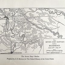 Map 1930 Seven Days Battle Richmond 5.5 x 9&quot; Virginia History Ephemera D... - $366.03 MXN