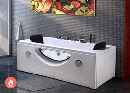Whirlpool bathtub hydrotherapy hot tub 2 person HARMONY double pump and ... - $3,099.00