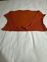 Popular 21 Women's Blunt Orange Long Sleeve Pullover Tank Top Size 1X image 8