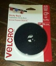 New Velcro 90086 3/4&quot; X 5 Ft Roll Black Fastener Holder Nylon 5LB 6796429 - £17.57 GBP