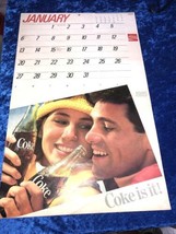 Coca-Cola 1985 Coke Is It Vintage Calendar Sexy Vintage - £15.48 GBP