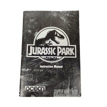 Super Nintendo Jurassic Park Game Instruction Manual Only - $7.66