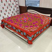 Traditional Jaipur Hand Embroidered Suzani Floral Uzbekistan Wall Hanging, Suzan - £79.92 GBP