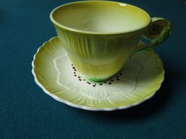 Compatible with Genuine Staffordshire Compatible with England Cup and Saucer Flo - £34.53 GBP