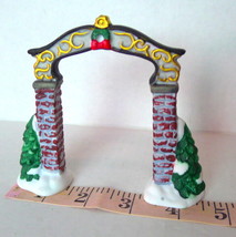 Grandeur Noel Victorian Village Gate Archway Bricked Gateway Christmas 2... - $10.84