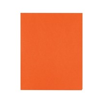 Staples School Grade 2 Pocket Folder Orange 25/Box 27535-CC - £17.20 GBP