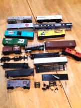 Mixed Lot of 12  HO Scale Trains, Cars, for Parts or Repair - $54.40