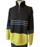 Matinique Striped Pullover Shawl Sweater, Men's Size L - €18,61 EUR