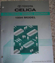 1994 Toyota Celica Elettrico Cablaggio Diagramma Manuale Ewd Etm OEM - £15.64 GBP