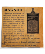 1917 Magnoil Magneto Motor Oil Advertisement Chas Miller Automobilia F14B - €17,24 EUR