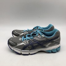 Asics Womens GT 1000 T2L6N Gray Running Shoes Sneakers Size 7 - £23.33 GBP