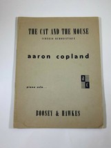 Aaron Copland Cat and the Mouse Sheet Music Piano Solo 1921 - £9.33 GBP