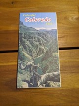 Vintage 1971 Colorful Colorado Travel Brochure Map - £23.73 GBP