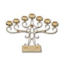 2&#39; 2&quot; Holy Table Altar Church 7 Candles Candelabra Vigil Oil Lamp Lampad... - £234.40 GBP