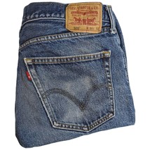 Levis Mens 505 Denim Blue Jeans Straight Fit Sz 36x32 Medium Wash (Actual 38x32) - $33.58