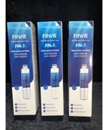 Finvie Refrigerator Water Filter FIN-7.  New, 3 Pack - $9.89