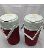 Set Of (2) McDonald&#39;s 1/2 Gallon Igloo Red Thermus With Warranty Mail In... - $107.88 CAD