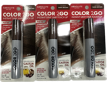 3 ABSOLUTE NEW YORK COLOR 2 GO INSTANT GRAY HAIR TOUCH UP MASCARA  DARK ... - $8.99