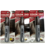 3 ABSOLUTE NEW YORK COLOR 2 GO INSTANT GRAY HAIR TOUCH UP MASCARA  DARK ... - £7.20 GBP