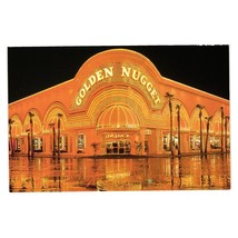 Vintage Postcard Golden Nugget Casino Hotel Downtown Las Vegas Nevada Lights - £6.40 GBP