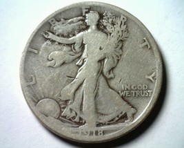 1918-S Walking Liberty Half Good G Nice Original Coin From Bobs Coins Fast Ship - £14.88 GBP