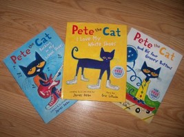 Pete the Cat 3 Book HARDCOVER Set HC - £41.48 GBP