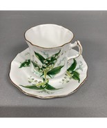 Hammersley Lily of the Valley Bone China Teacup and Saucer - Made In Eng... - $25.00 CAD