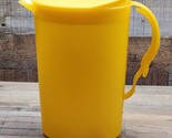 Tupperware IMPRESSIONS Rocker Lid Pitcher Golden Yellow - 2.1 Liter,  2.... - $22.74