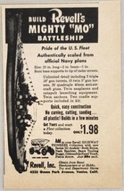 1955 Print  Ad Advertisement Revell&#39;s Mighty Mo Battleship Model Kits Venice,CA - £7.06 GBP