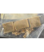 NOS Seiko Ladies Gold Tone Replacement Watch Band Clasp with Chain B735YCL - $26.35 CAD