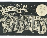Best Wishes Large Letter  Real Photo Postcard Women Montage - $11.88