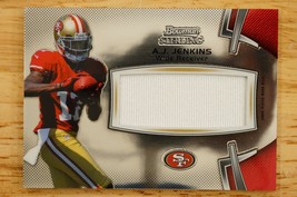 2012 Bowman Sterling Jumbo Rookie Relic AJ Jenkins BSJRR-AJJ San Francisco 49ers - £3.86 GBP