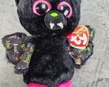 TY Beanie Boos - Dart the Black Bat (Glitter Eyes) Boo 6” 15cm MWMT Rare - $9.85