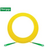 Fiber Patch Cable Single Mode 0.5m 1.6ft OS2 SC/APC to SC/APC Fibergaga - $4.94